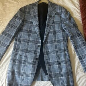 Suitsupply Gray Checkered Blazer
